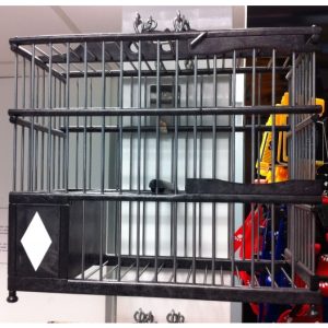 JAULA MALAGUEÑA PVC. NEGRA