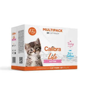 CALIBRA CAT LIFE POUCH KITTEN MULTIPACK 12XR