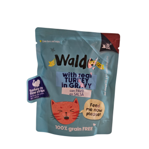 Waldo Pouche para gato Pavo 85g