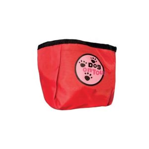 COMEDERO NYLON 1,8 LTS./17cm. ROJO