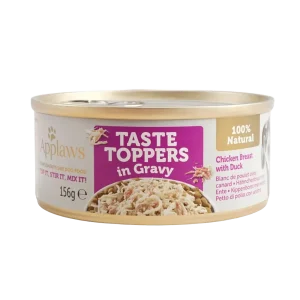 APPLAWS DOG LATA TOPPER POLLO Y PATO EN SALSA 12XR