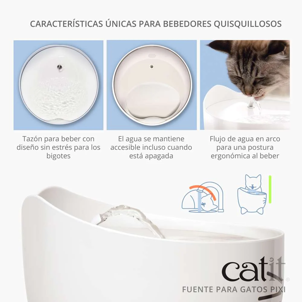 Catit-pixi Fuente de agua para gato - Imagen 3