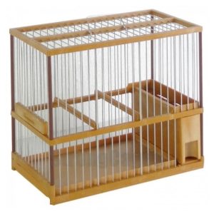 JAULA RECLAMO GRANDE. COLOR MADERA DOMEN