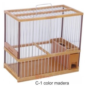 JAULA RECLAMO PEQUEÑA. MARRON DOMEN