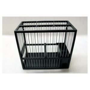 JAULA RECLAMO PEQUEÑA.NEGRA DOMEN