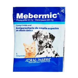 Mebermic Antiparasitario Interno Para Perro y Gato hasta 10KG