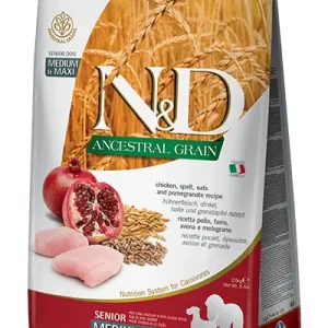 FARMINA ND DOG SENIOR ANCESTRAL MEDIUM MAXI POLLO