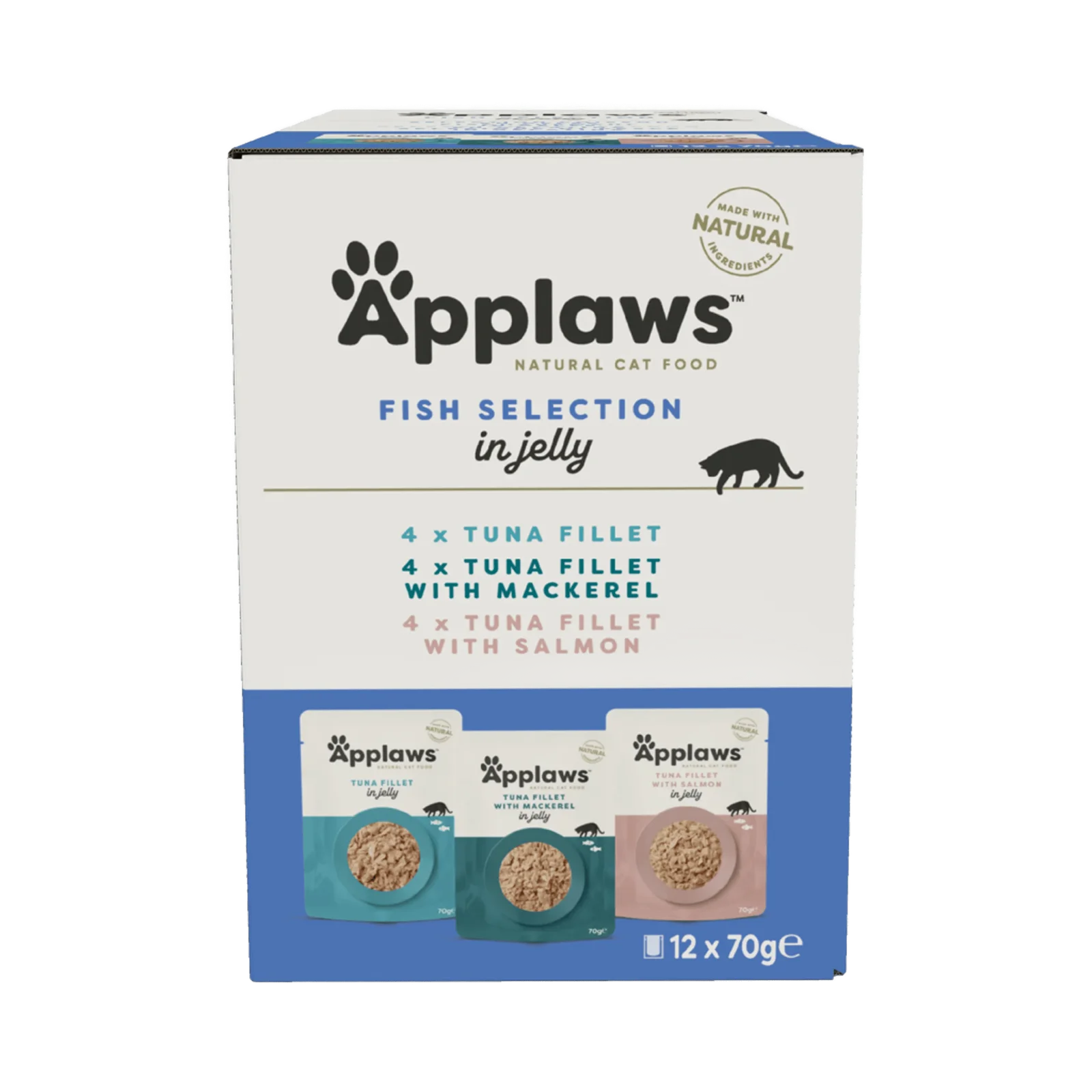 APPLAWS CAT SOBRE SELEC PESCADO GELATINA MULTI 12XR