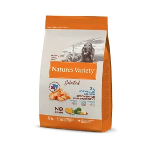 NATURE’S V SELEC CANINE ADULT MD-MX SALMON  (NDR)