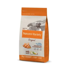 NATURE’S V ORIGIN CANINE ADULT MINI SALMON  (NDR)