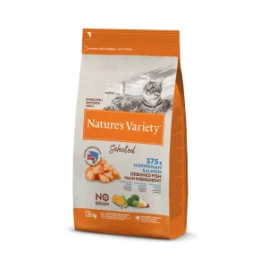 NATURE’S V SELECTED FELINE ADULT SALMON 1,25K (NDR)