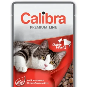 CALIBRA CAT POUCH POLLO TERNERA CAJA 24XR