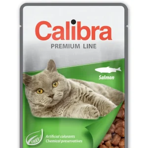 CALIBRA CAT STERILISED POUCH SALMON CAJA 24X100GR