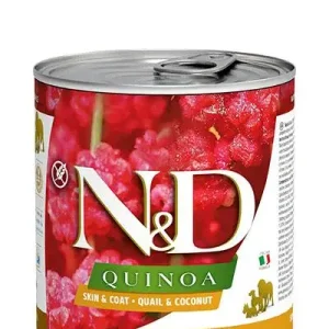 FARMINA ND DOG QUINOA SKIN COAT CODORNIZ CAJA 6X285GR