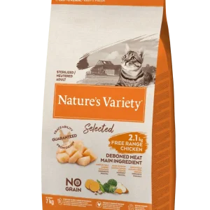 NATURE’S V SELEC FELINE ADULT STERIL POLLO  (NDR)