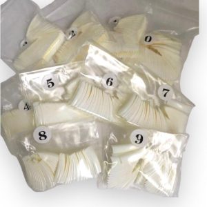 UÑAS NATURAL X 500 PCS EN BOLSA