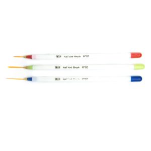 JUEGO DE PINCEL NAIL ART X3 PCS
