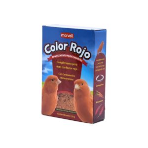 Marvell Complemento Color Rojo para Canarios 120 g