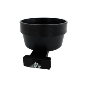 Comedero Negro para Loro