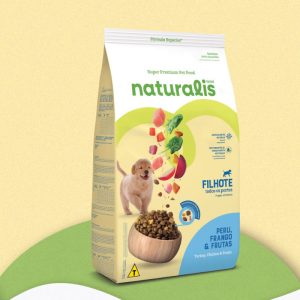 Comida para Perro Naturalis Cachorro Raza Mediana Grande Pollo, Pavo y Frutas 2,5 Kg