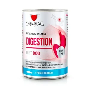 DISUGUAL DIET DOG DIGESTION LOW FAT PESCADO BLANCO 6X400GR