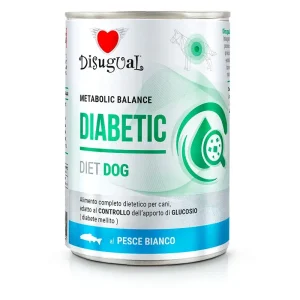 DISUGUAL DIET DOG DIABETIC PESCADO BLANCO 6X400GR