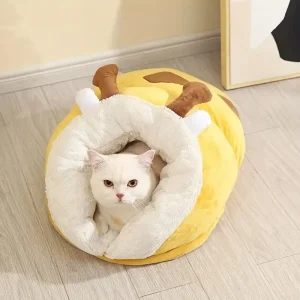 CAMA PARA MASCOTA TIPO ORUGA 60X40X35CM