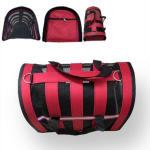 MINI TRANSPORTADORA PARA PERROS TOY Y GATOS 30,5×22,5x22CM