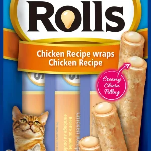 CHURU CAT ROLLS RECETA DE POLLO DISPLAY 12