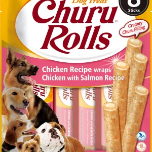 CHURU DOG ROLLS RECETA DE POLLO CON SALMON DISPLAY 8