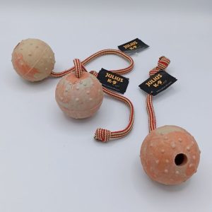 JK9 Pelota IDC® caucho cinta con nudo