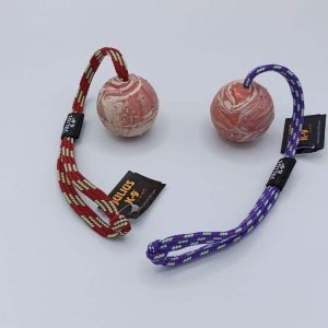 JK9 Pelota IDC® caucho cinta con asa ajustable