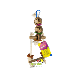 Birdx Pet Toys Juguete -Percha – Columpio Perico Grande para Aves