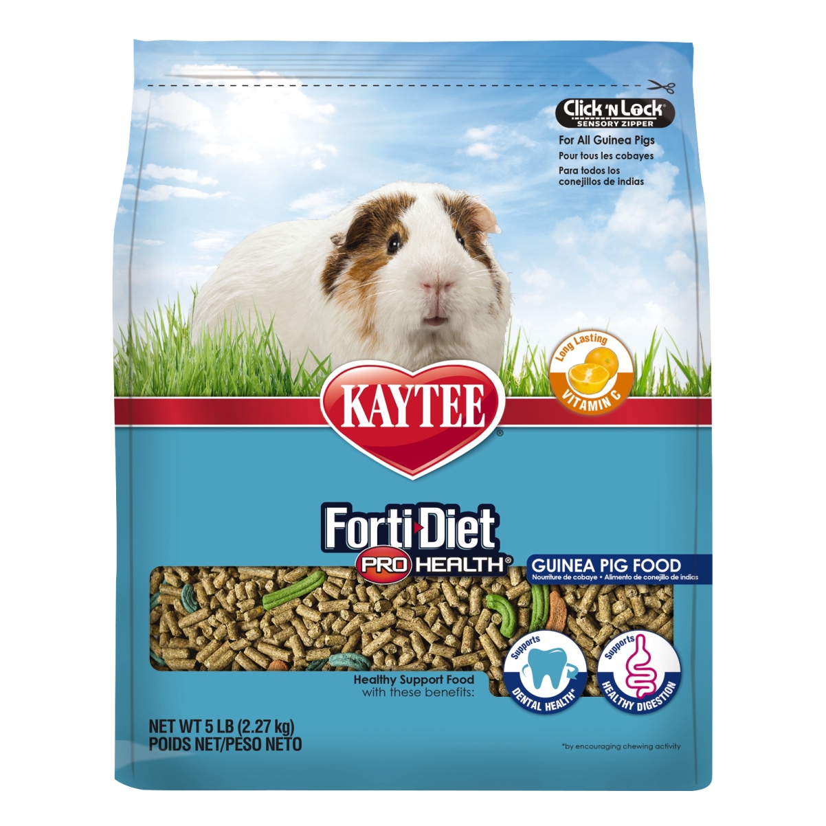 Kaytee Forti-Diet Pro Health Guinea Pig Food Alimento para cuyo 2.27 Kg