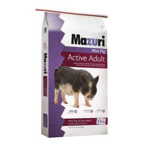 Mazuri Mini Pig Active Adult / Alimento para Cerdito Adulto Activo 11.33 Kg.