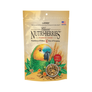 Lafeber Parrot Classic Nutri-Berries Premio – Snack para Loros 284 g