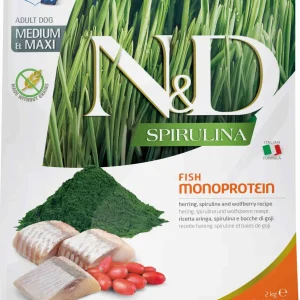 FARMINA ND DOG SPIRULINA MEDIUM MAXI 2KG AR
