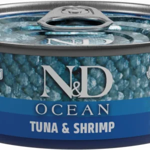 FARMINA ND CAT OCEAN ATUN GAMBA CAJA 30X70GR