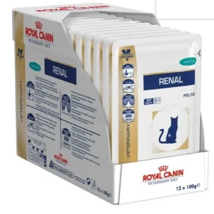 ROYAL VET FELINE RENAL ATUN POUCH CAJA 12X85GR