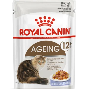 ROYAL FELINE AGEING +12 POUCH GELATINA CAJA 12X85GR