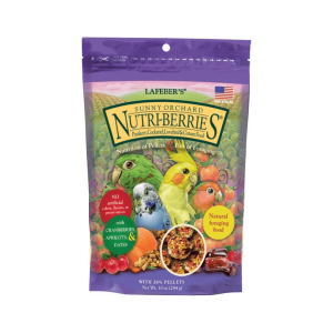 Lafeber Cockateil Orchard Nutri-Berries Premio – Snack para Ninfas y Agapornis 284 g