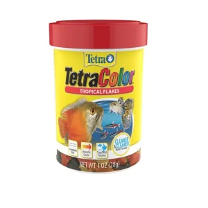 TETRA COLOR HOJUELAS 28 GRS ALIMENTO PARA PECES