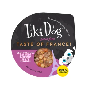 Tiki Dog Petites Taste of France Carne Burgundy Bandeja 85 g