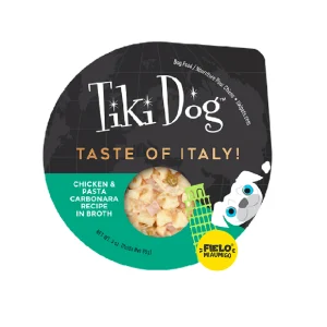 Tiki Dog Petites Taste of Italy Pollo y Pasta Carbonara