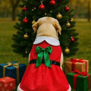 Capa Perro Hembra Navidad