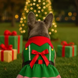 Capa Perro Hembra Navidad Verde Grinch