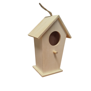 Caseta de madera para pájaros