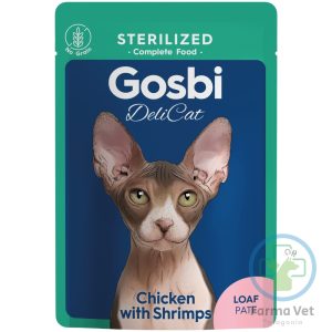 DELICAT ADULT CHICKEN WITH SHRIMPS 70 G Paté para gatos