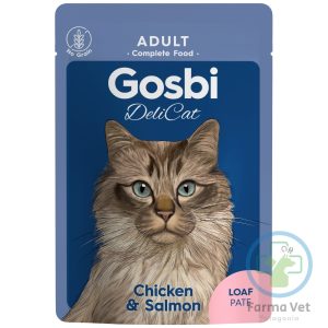 DELICAT ADULT CHICKEN & SALMON 70 G Paté para gatos