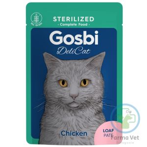 DELICAT STERILIZED CHICKEN & CARROT 70 GR Paté para gatos